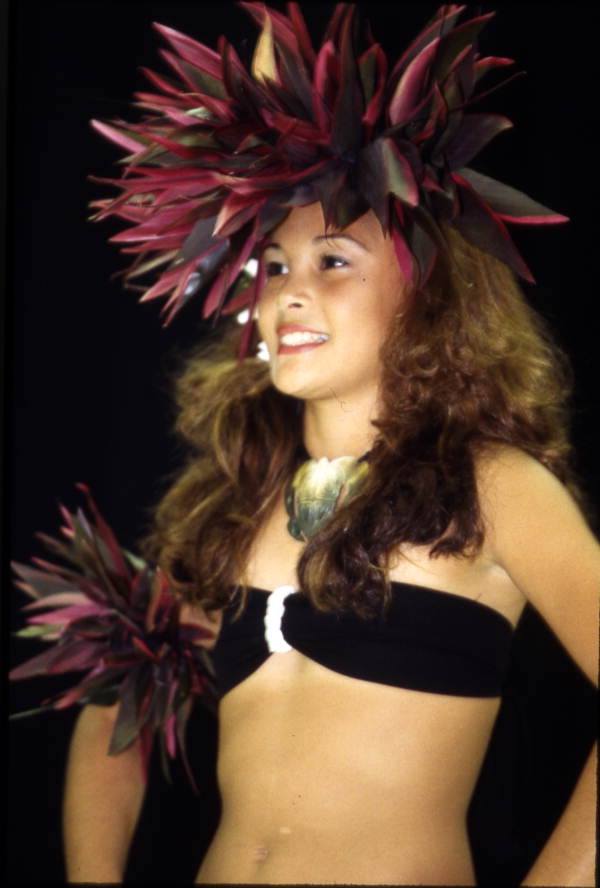 Close up of a hula dancer - Celebration, Florida.