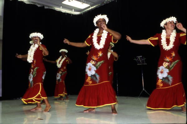 Hula kahiko group - Celebration, Florida.