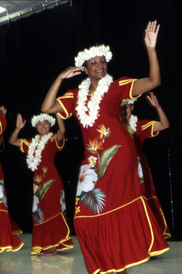Hula kahiko group - Celebration, Florida.