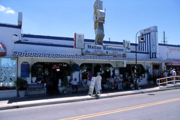 Hellas Restaurant - Tarpon Springs, Florida.