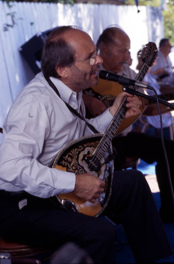 Nick Mastras and Peter Lambropoulos performing - Tarpon Springs, Florida.