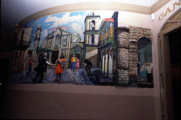 Painting by the Scull Sisters - Miami, Florida.