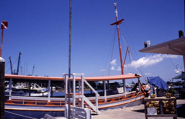 Saint Nicholas Boat Line's transit boat - Tarpon Springs, Florida.