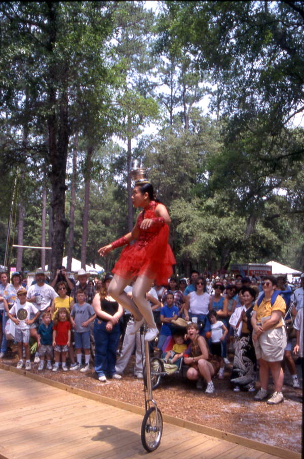 Lijun Wang performs at Florida Folklife Festival - White Springs, Florida.