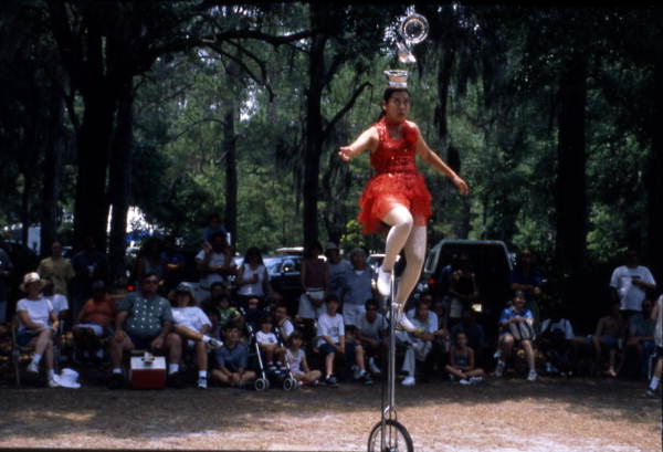 Lijun Wang at Florida Folklife Festival - White Springs, Florida.