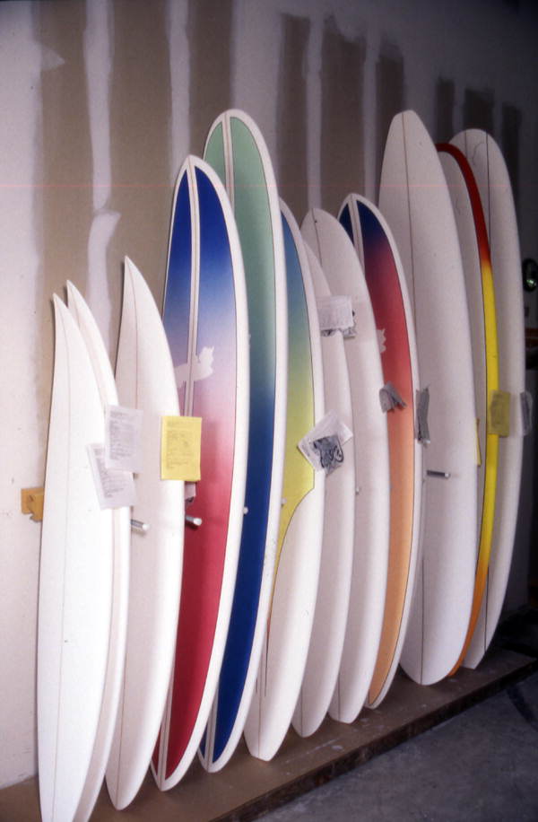View of surfboards - Saint Augustine, Florida.