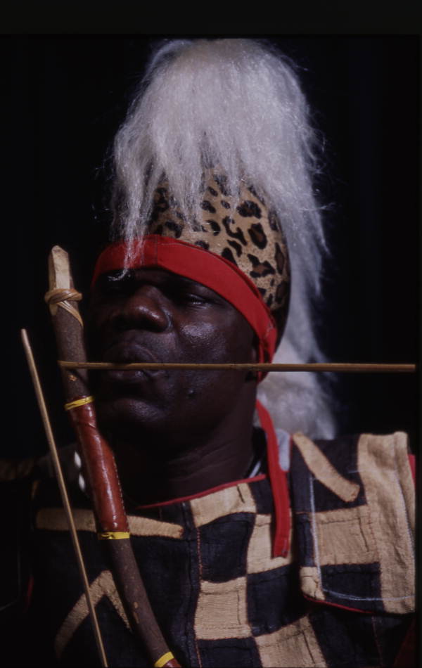Martin Zagbo playing a musical instruments - Orlando, Florida.