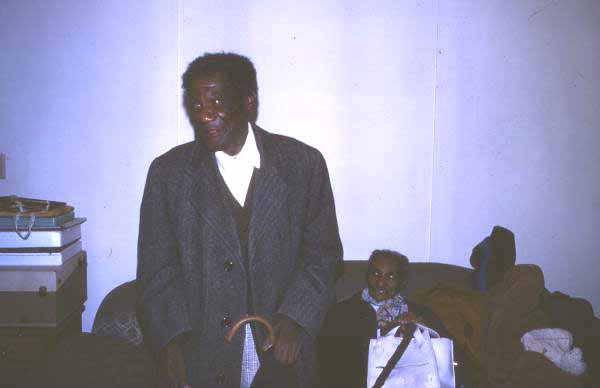 Blues musician Blind Johnny Brown - Saint Petersburg, Florida.