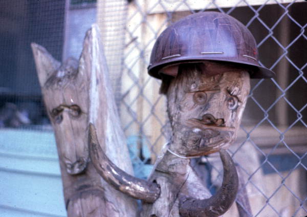 Wood sculptures made by Jesse J. Aaron - Gainesville, Florida.