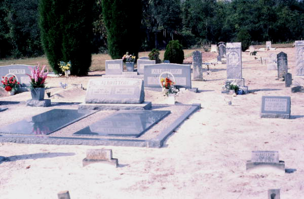 Cemetery at Bethlehem Primitive Baptist Church - Old Chicora, Florida