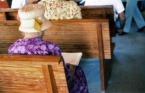 Sacred Harp singing by a member of the Bethlehem Primitive Baptist Church - Old Chicora, Florida