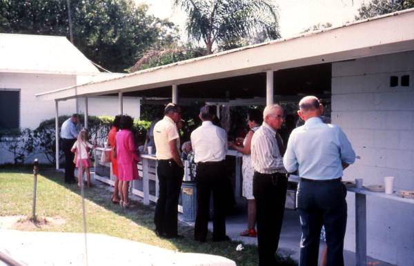 Bethlehem Primitive Baptist Church members enjoying a picnic - Old Chicora, Florida