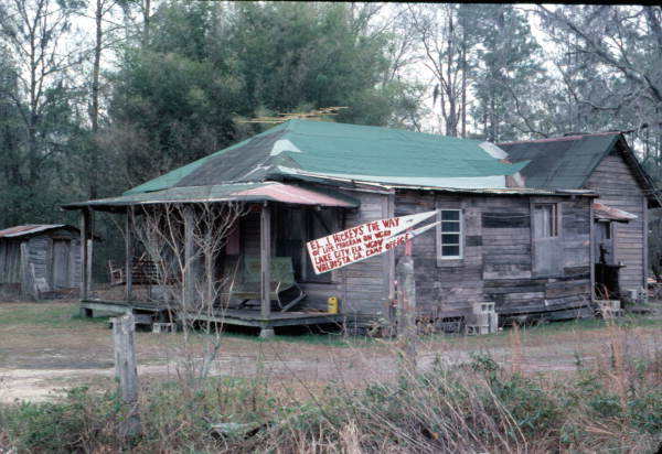 Home office of El. J. Hickey's "The Way of Life Program" radio show
