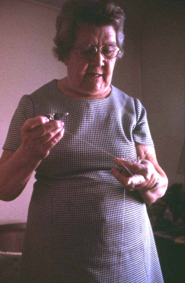 Mildred Rivers tatting- Lake Butler, Florida