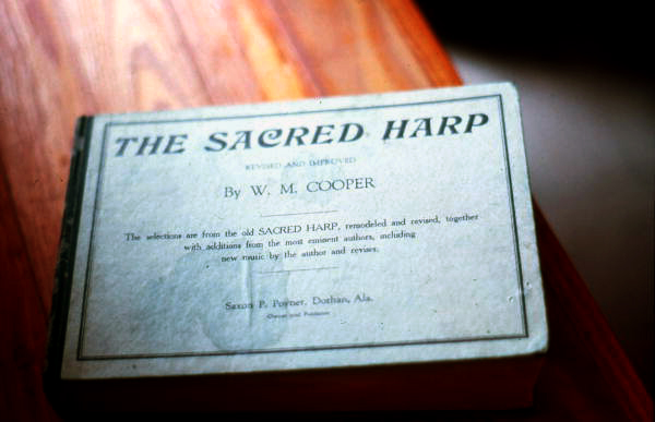 Copy of the revised "Sacred Harp" by W.M. Cooper - Old Chicora, Florida