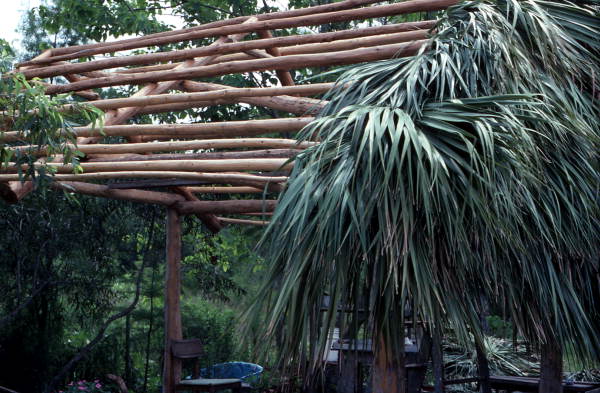 Partially built chickee - Big Cypress Reservation, Florida