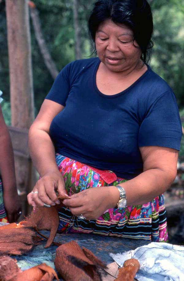 Mary Billie starting to make dolls - Big Cypress Seminole Indian Reservation