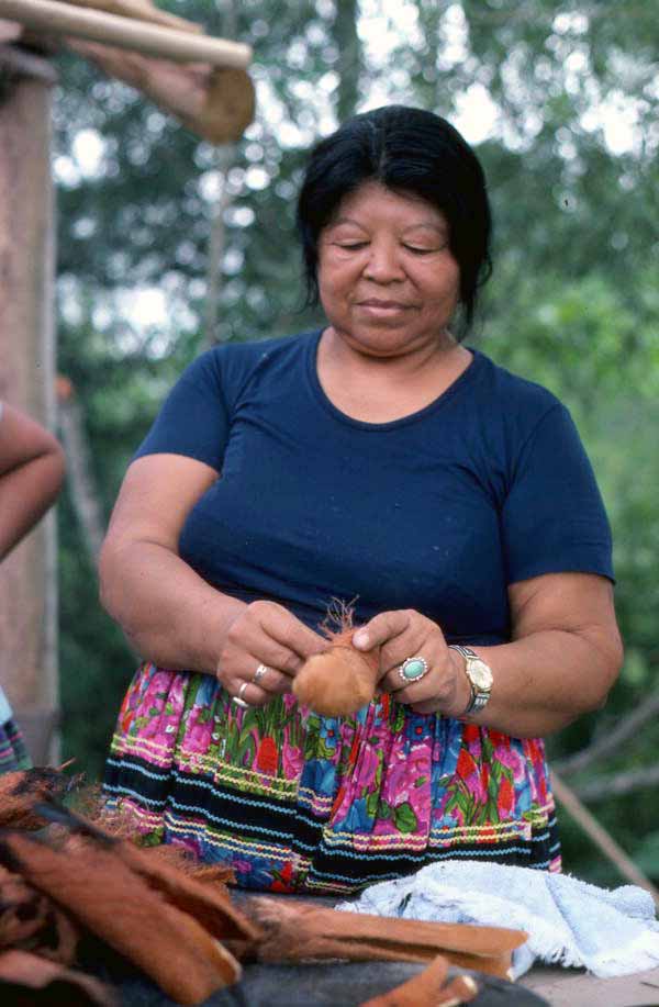 Mary Billie starting to make dolls - Big Cypress Seminole Indian Reservation