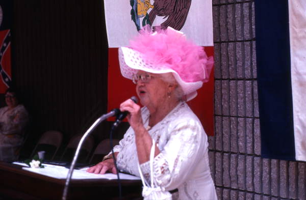 Thelma Boltin giving a speech - White Springs, Florida