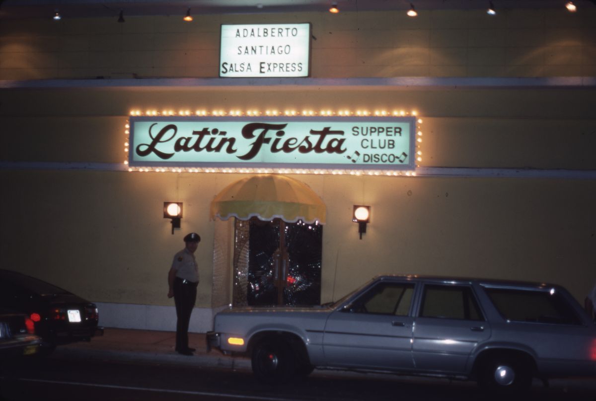 Front of the Latin Fiesta club - Miami, Florida