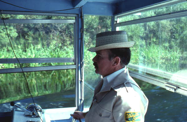 Tour boat guide George Bower - Wakulla Springs, Florida