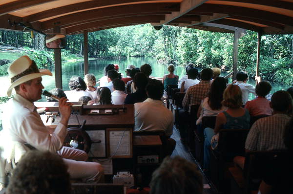 Tour boat guide Joe Klotz - Silver Springs, Florida