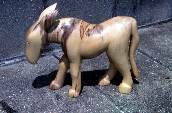 Mule carved by Payton Bemby Sr. - Jasper, Florida.
