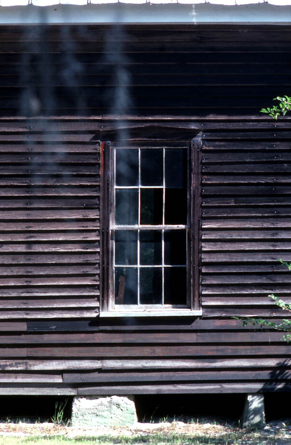 Window of the Falling Creek Methodist Church - Columbia County, Florida.