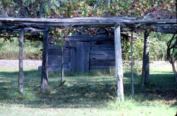 Farm crib on corner of Highway 131 and Rivers Road - Columbia County, Florida.