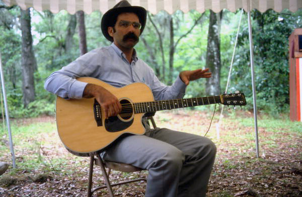 Roy Book Binder playing guitar - White Springs, Florida