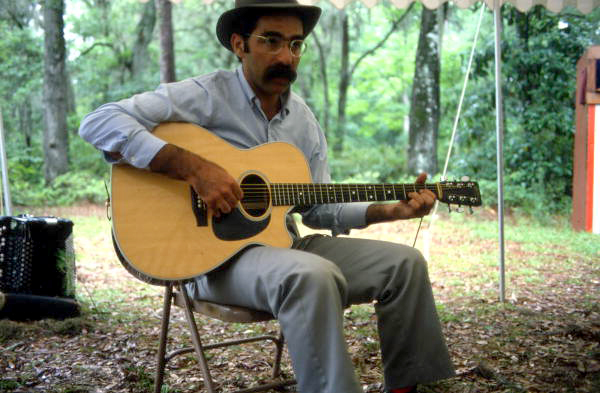 Roy Book Binder playing guitar - White Springs, Florida
