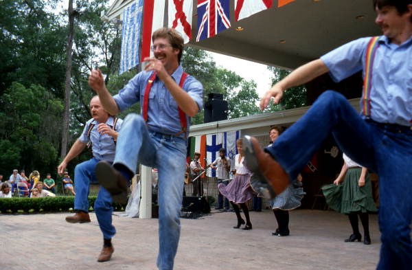 Cross Creek Cloggers clog dancing - White Springs, Florida