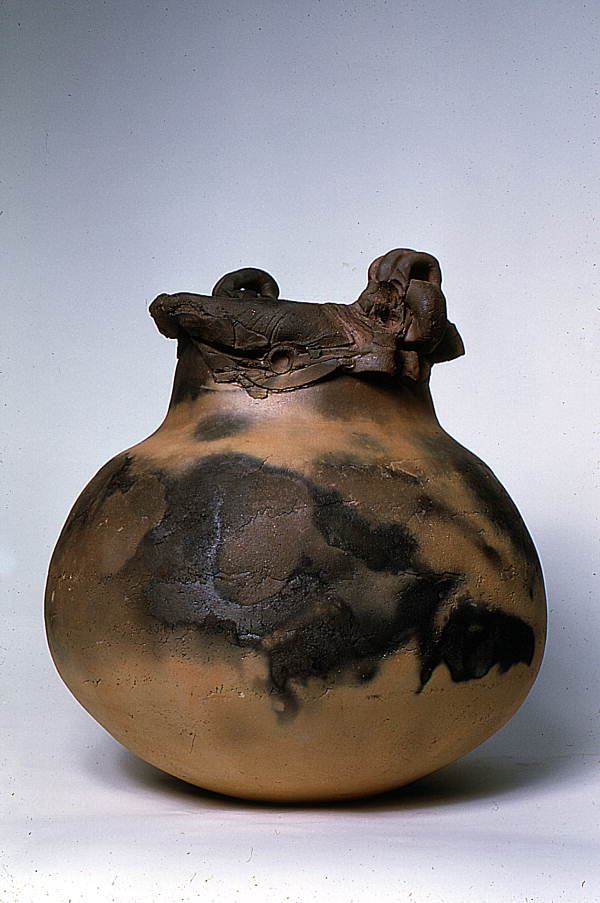 "Fire Ritual II" by Roberta Marks on display at the Stephen Foster Memorial 1975 State Craft Show - White Springs, Florida