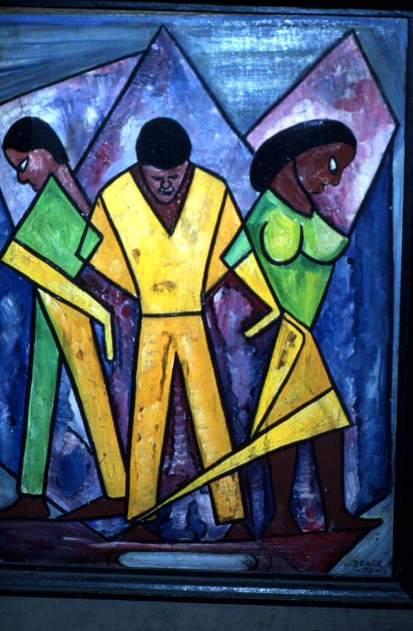 Painting, "Eternal Triangle", by Pharoah Baker - Lake City, Florida.