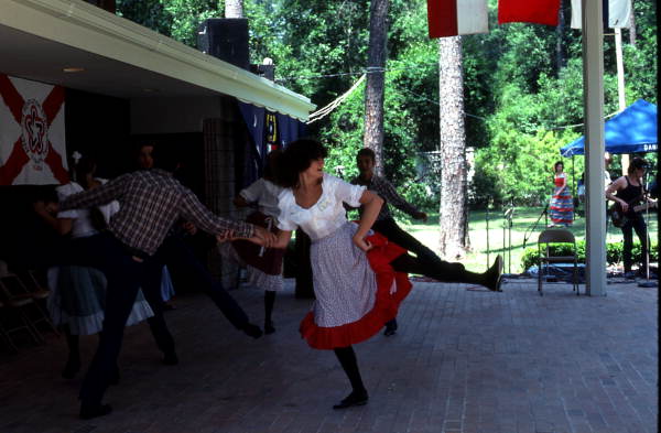 Back Porch Cloggers performing - White Springs, Florida