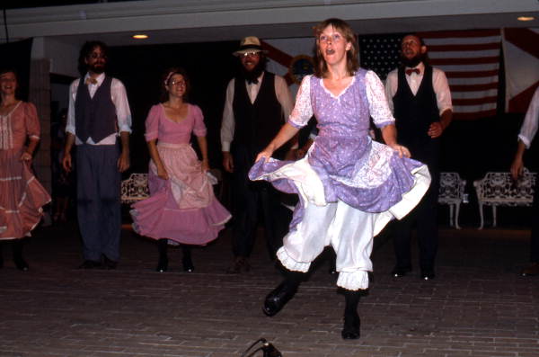 Cross Creek Cloggers performing - White Springs, Florida