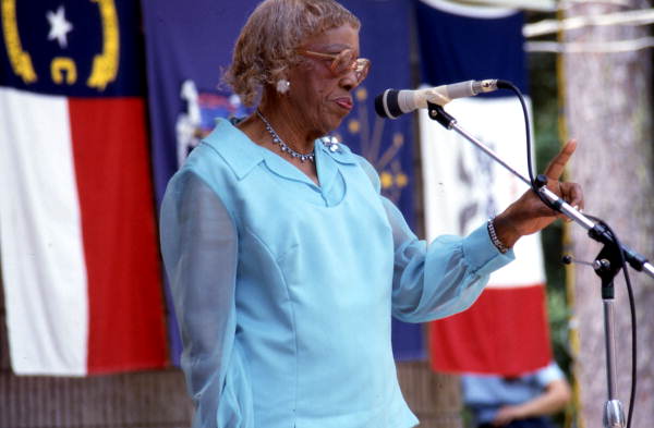 Mary McClain singing the blues - White Springs, Florida