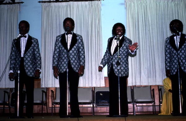 Religionaires quartet singing - Jacksonville, Florida.