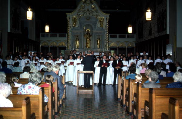 Capella Davidica Choir performing at the St. Augustine Cathedral - Saint Augustine, Florida