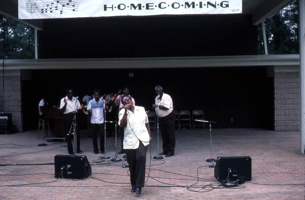 Reverend Brown and the Dixie Jubilee Singers performing - White Springs, Florida
