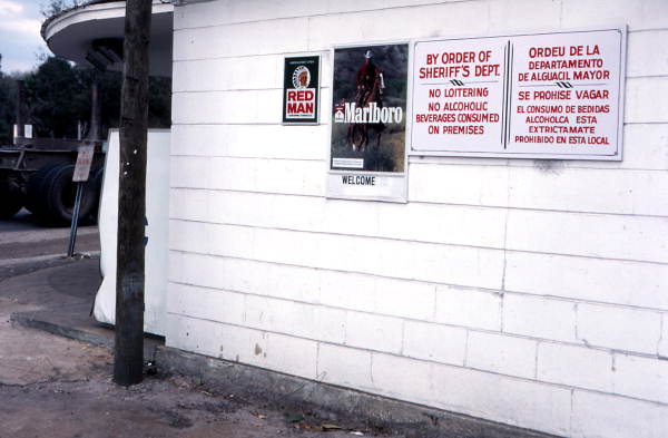 Outside of a Mexican grocery store - Seville, Florida