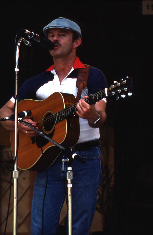 Lance Lazonby playing guitar - White Springs, Florida