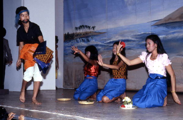 Robam Krab dance performance during Cambodian New Year celebration - Jacksonville, Florida