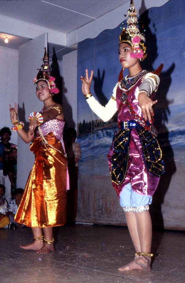 Tep Monoram dance performance during Cambodian New Year celebration - Jacksonville, Florida.