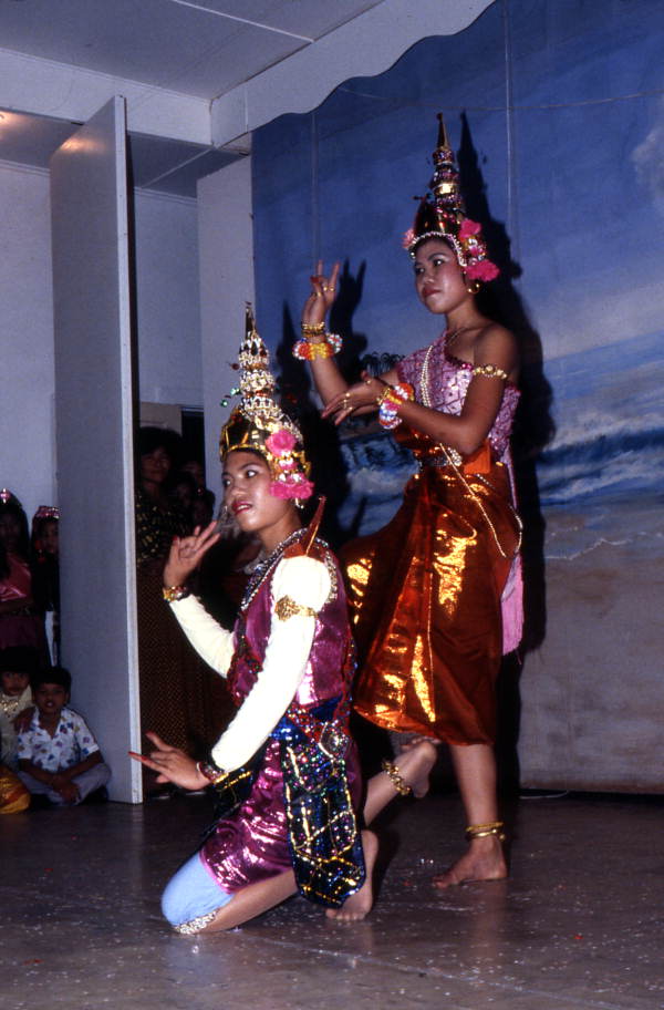 Tep Monoram dance performance during Cambodian New Year celebration - Jacksonville, Florida.