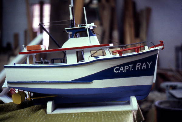 Model boat made by Ray Singleton - Jacksonville, Florida