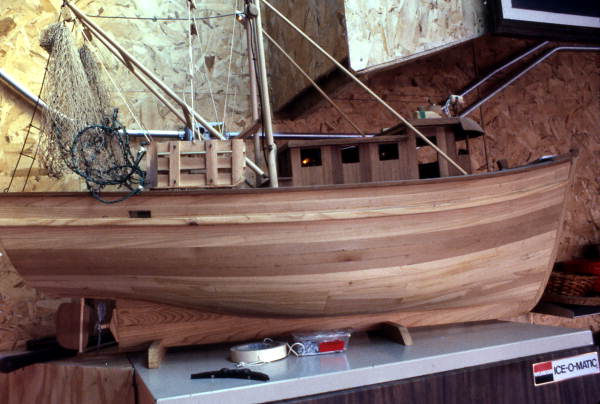 Model boat being made by Ray Singleton - Jacksonville, Florida
