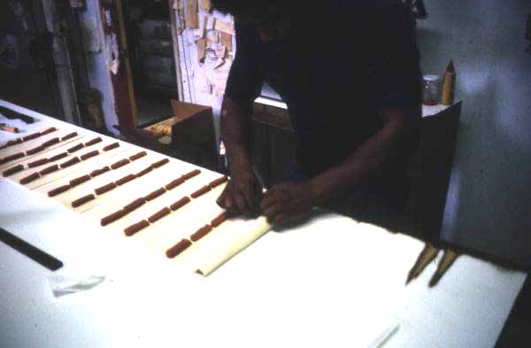 Jimmy Walton making guava pastries - Jacksonville, Florida.