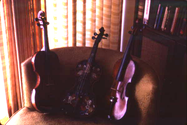 Violins made by Otinus Busness - Jacksonville, Florida.