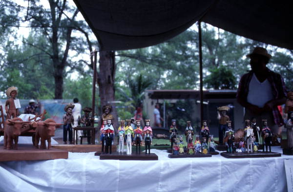 Jose Orta and his wood sculptures - Miami, Florida.
